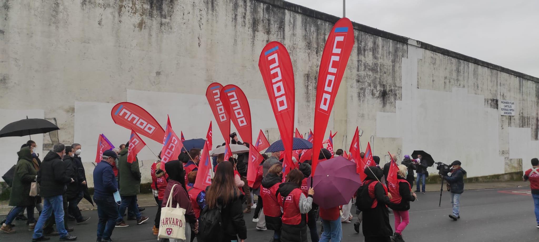 Salida de la manifestación. Foto: Quincemil.