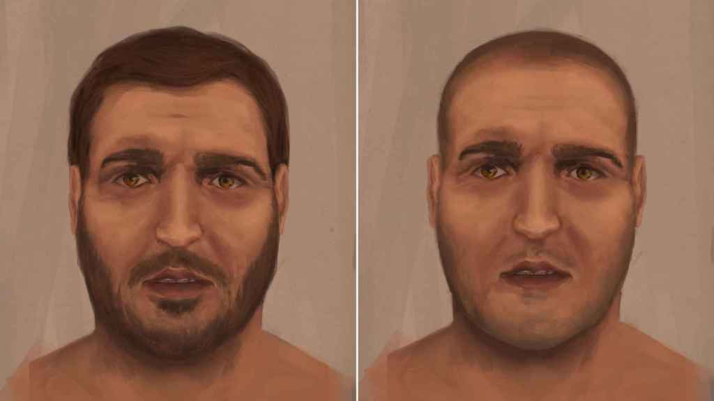 Retrato elaborado por aproximación facial por el Instituto de Medicina Legal de Galicia.