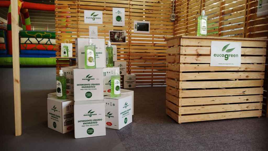 Stand de Eucagreen en la feria PonteFogar.