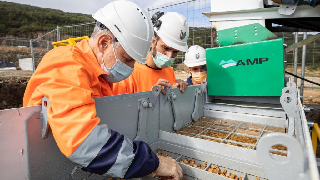 Trabajos de extracción.