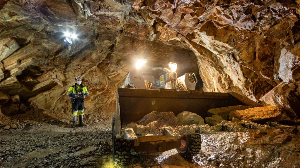 Imagen de la mina de tugsteno.