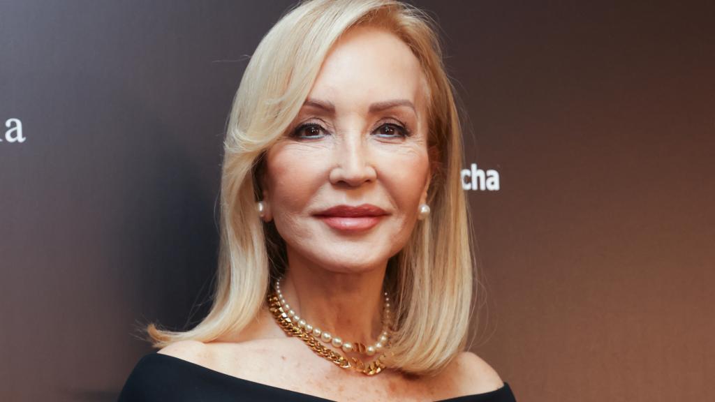 Carmen Lomana en un desfile de Mercedes-Benz Fashion Week.