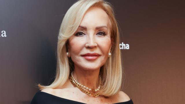 Carmen Lomana en un desfile de Mercedes-Benz Fashion Week.