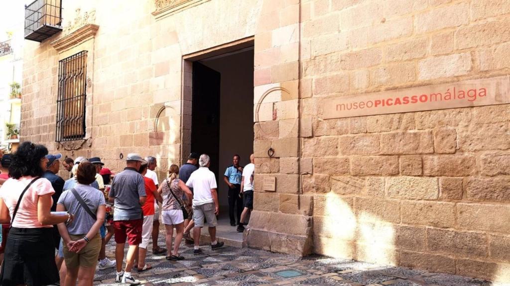 Imagen de archivo de la entrada al Museo Picasso Málaga.