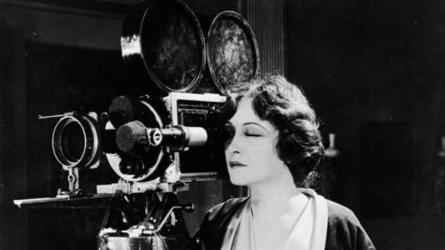 Alice Guy durante el rodaje de una de sus películas