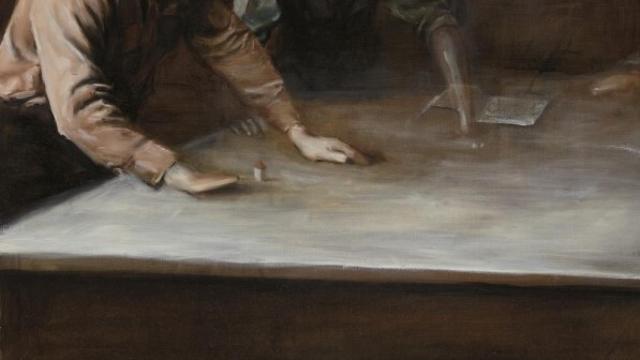 Michaël Borremans: 'The Rendering', 2002. ©Michaël Borremans