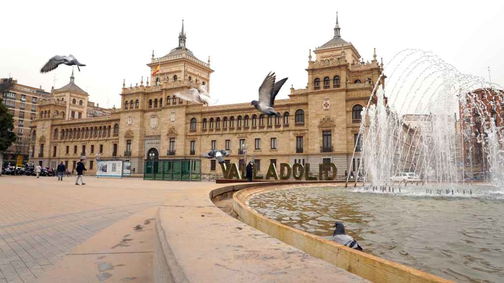 El polvo africano cubrió de arena Valladolid hace unos meses