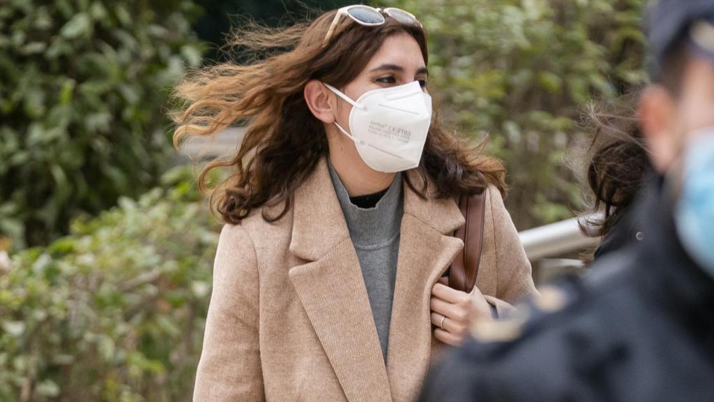 Dina Bousselham en la Audiencia Nacional.