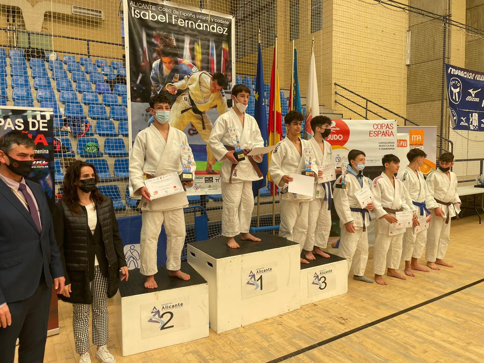 Ricardo Lestón, medalla de oro en el Campeonato de España (Foto: Judo Club Coruña)