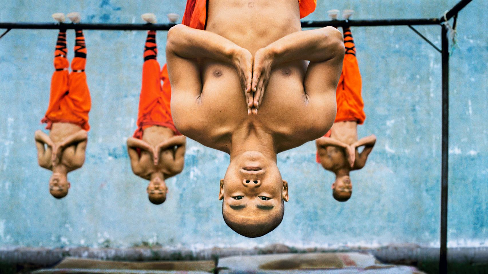 'Monjes shaolin. Entrenamiento' (2004), Zhengzhou, China, 2004