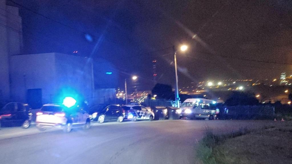 Los servicios de emergencia en el lugar del accidente.