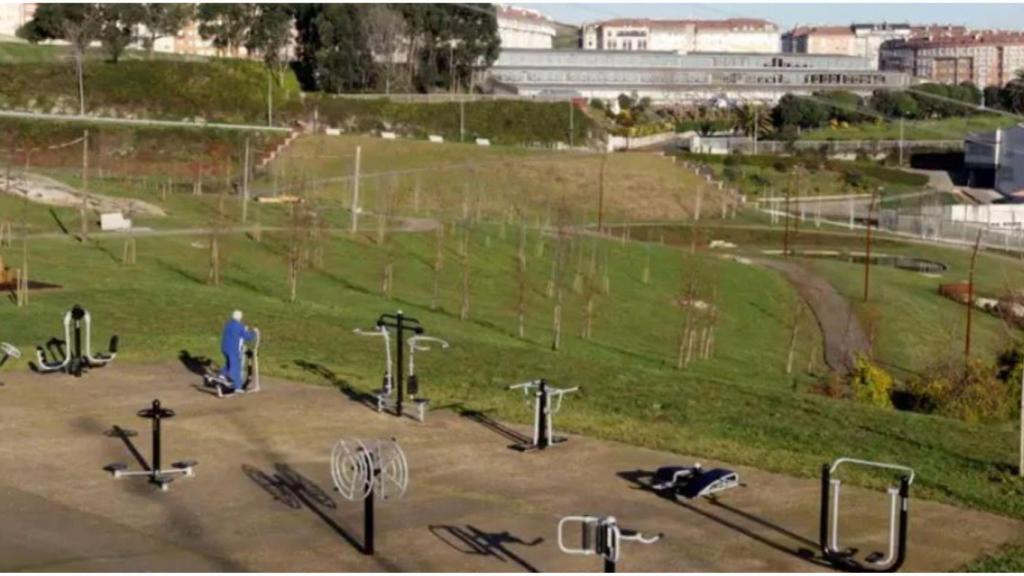 Parque Adolfo Suárez, entorno donde se ubicará el aparcamiento.