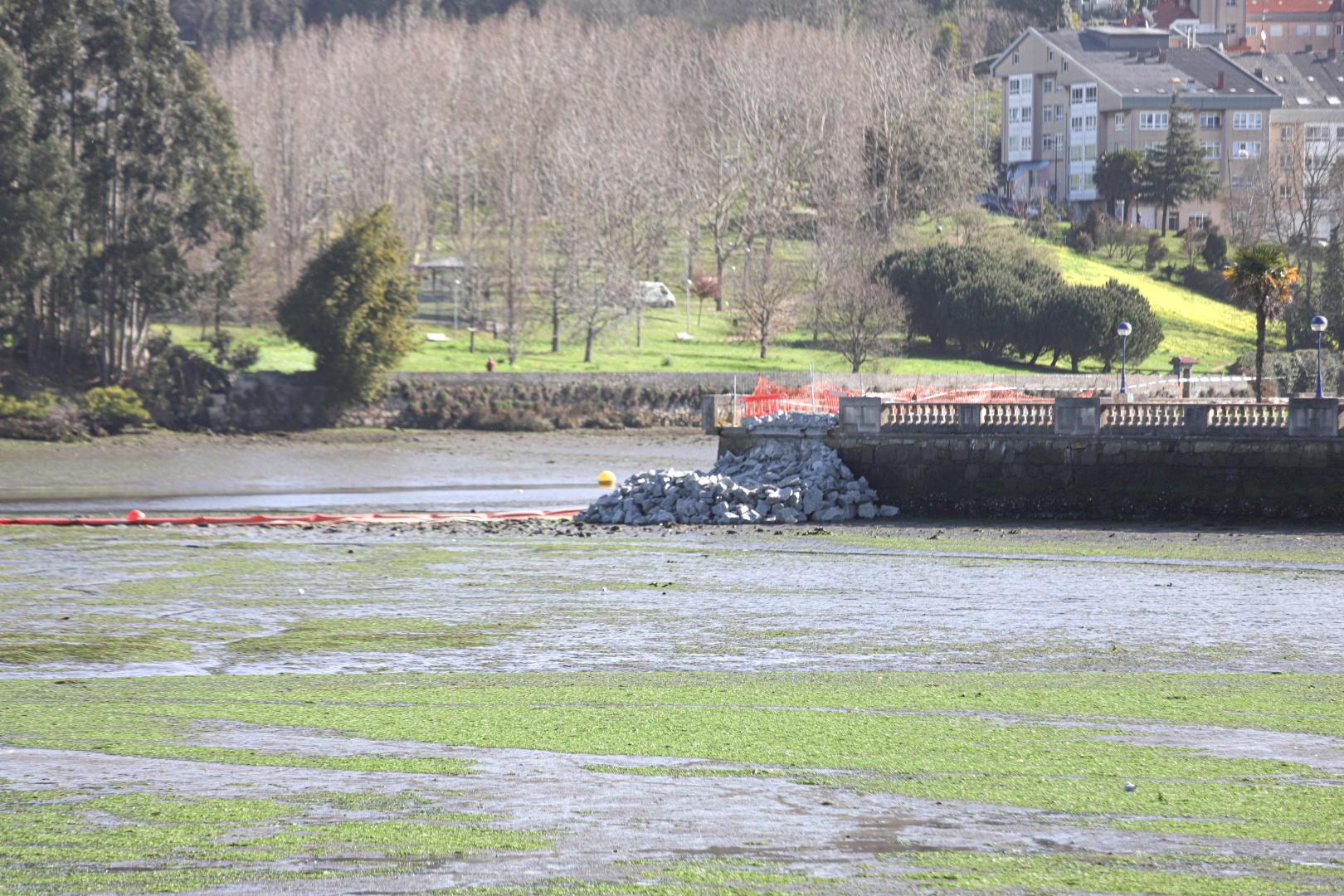Obras en la Ría de O Burgo (Foto: Concello de Culleredo)