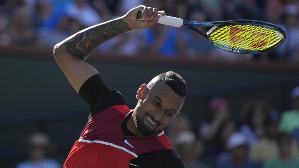 Nick Kyrgios pierde los nervios en Indian Wells