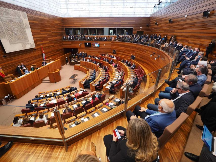 Un pleno en las Cortes de Castilla y León.
