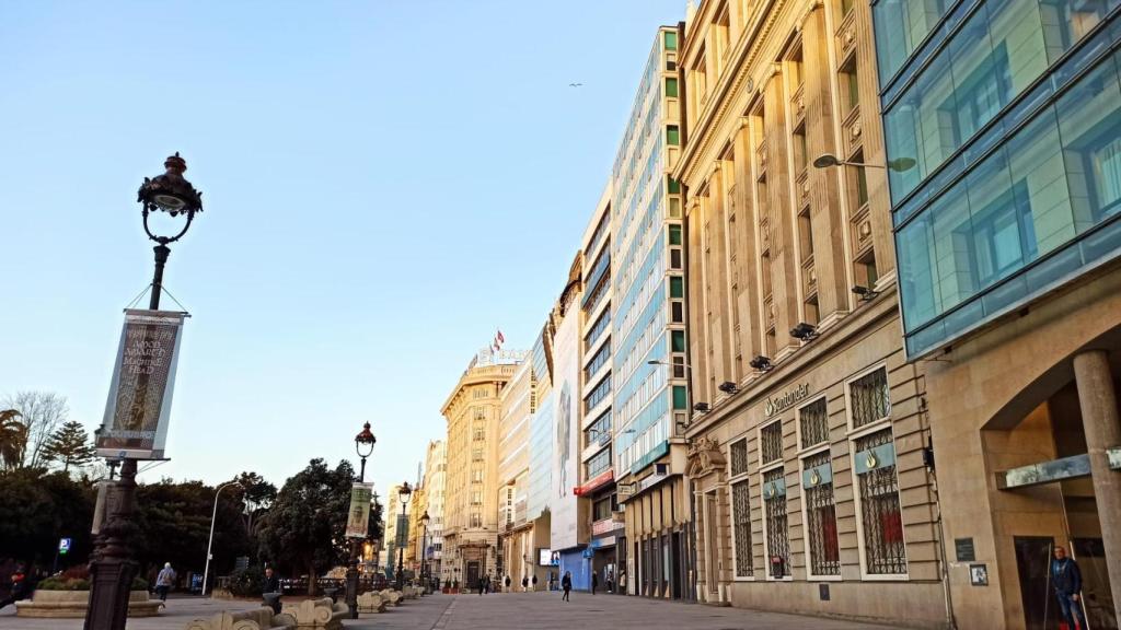 Los Cantones, en A Coruña.