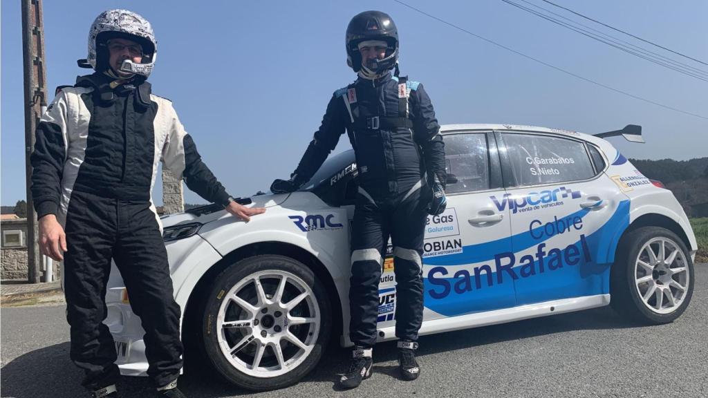 César Garabatos, uno de los pilotos que disputará el Rallye de A Coruña