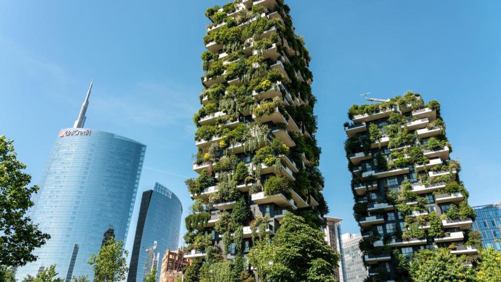 Bosco Verticale, en Milán, dos torres con casi 17.000 plantas