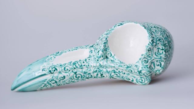 ‘Cráneo de cuervo XXL’ / Foto: Centro Cerámico Talavera