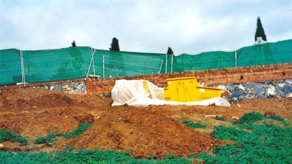 Imagen de archivo del Patio 42 del cementerio de Toledo donde se ubica una fosa de represaliados.
