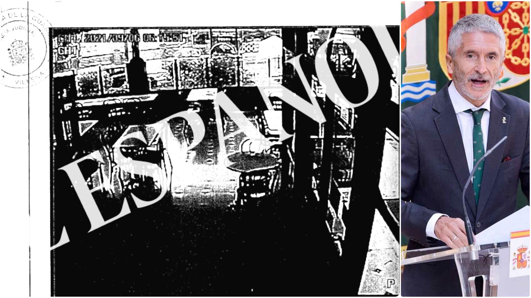 Imagen de una de las cámaras de seguridad del entorno del domicilio de la ex subdirectora.