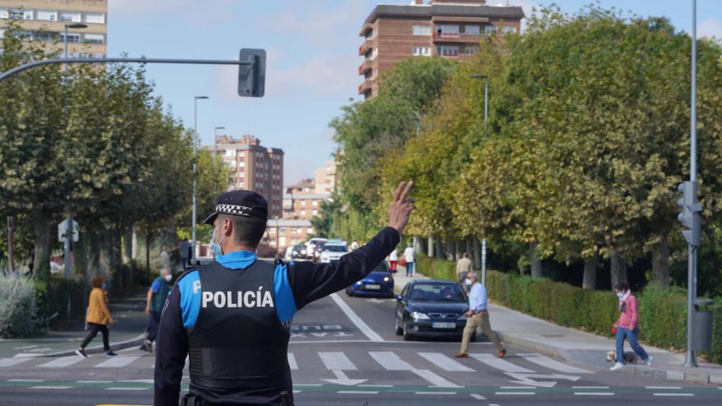 Centro de Valladolid con acceso restringido al tráfico con motivo del Día sin Coche