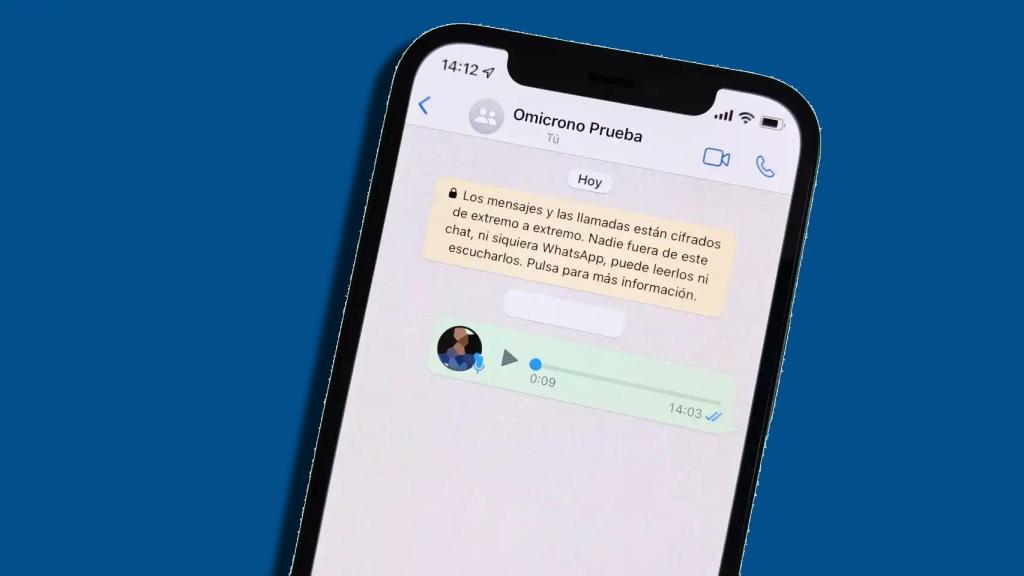 Un grupo de WhatsApp.