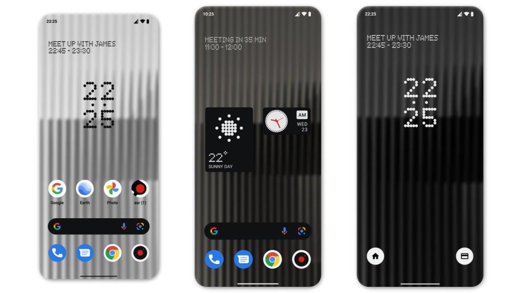 Aspecto de Nothing OS