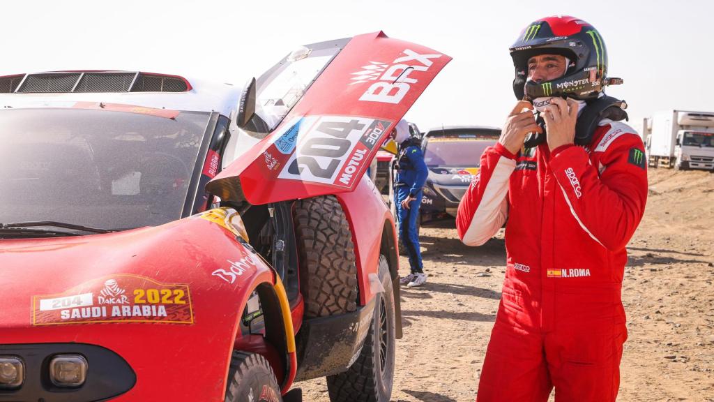 Nani Roma durante el Rally Dakar 2022