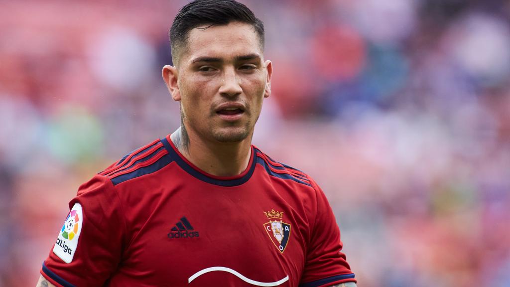 'Chimy' Ávila, en un partido de Osasuna de la temporada 2021/2022