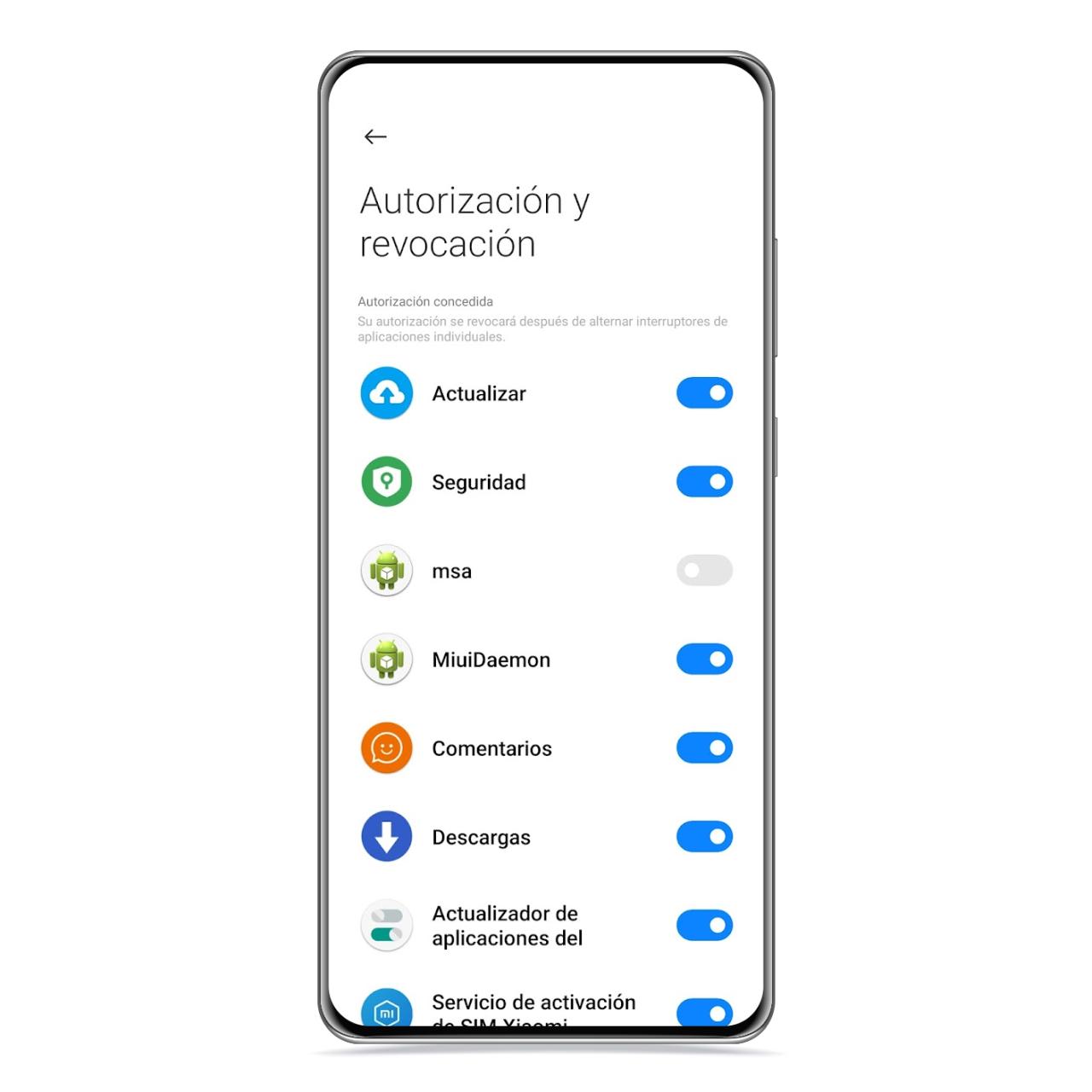 Autorización y revocación