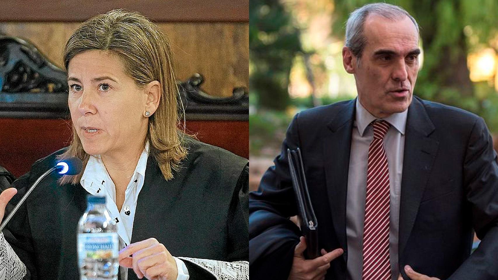 Concepción Sabadell y Alejandro Luzón.