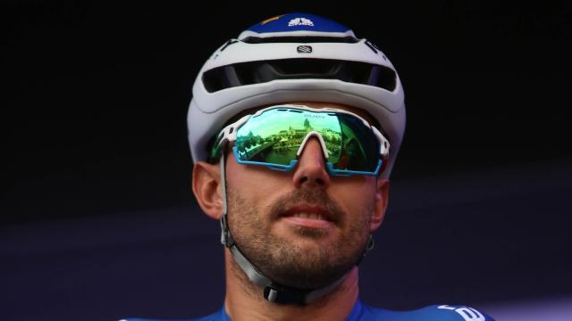 Sonny Colbrelli con el maillot de la selección italiana