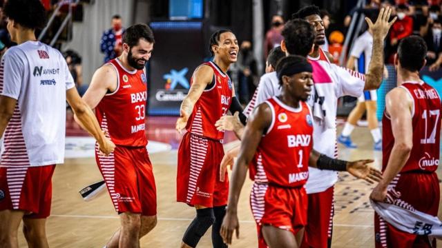 El Baxi Manresa, en un partido de Europa.