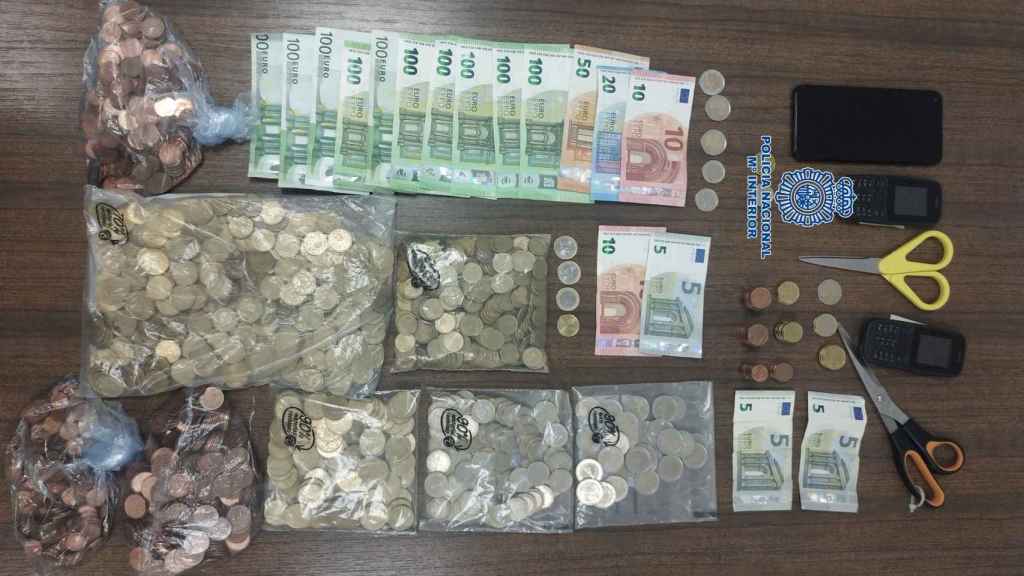 Efectos intervenidos por la Policía Nacional.