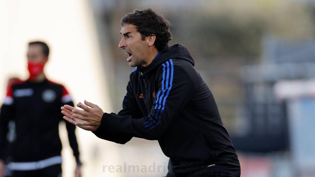 Raúl González Blanco, en un partido del Real Madrid Castilla