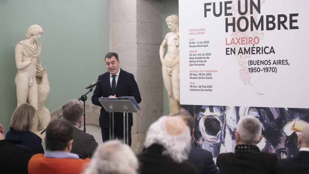 Presentación de la exposición sobre Laxeiro ‘Fue un hombre’.