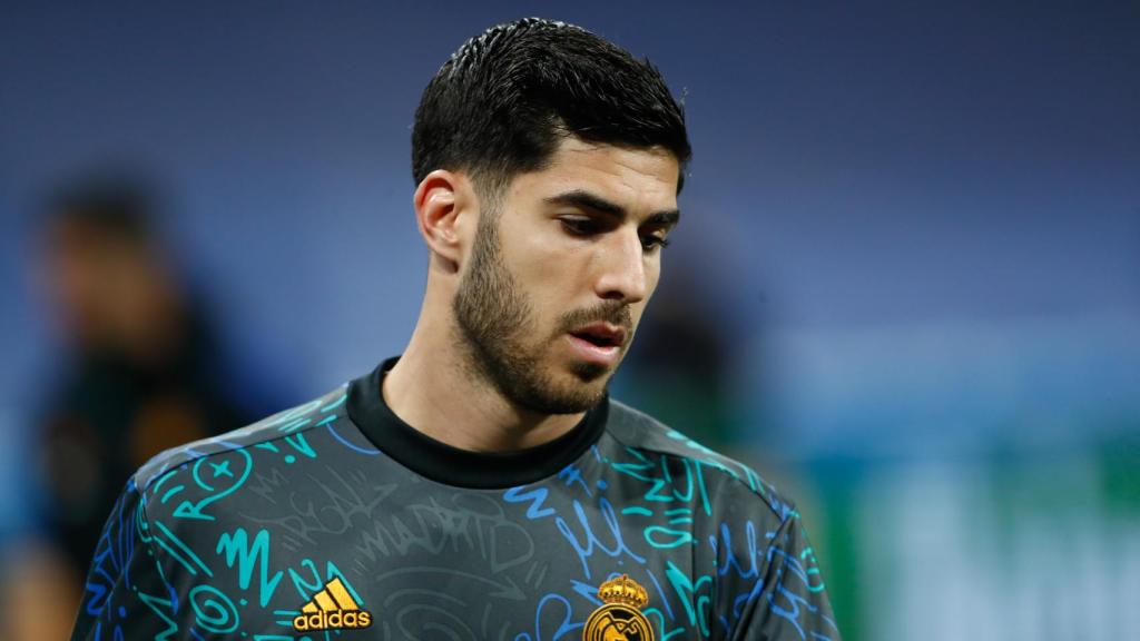 Marco Asensio, con el Real Madrid en la temporada 2021/2022