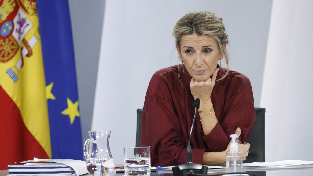 La ministra de Trabajo Yolanda Díaz.