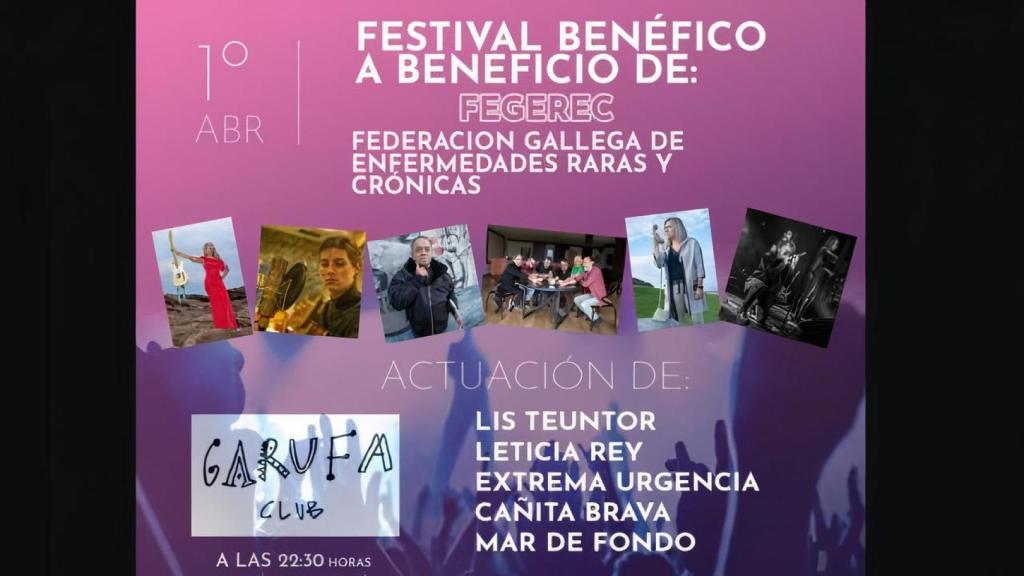 Cartel del Festival Benéfico.