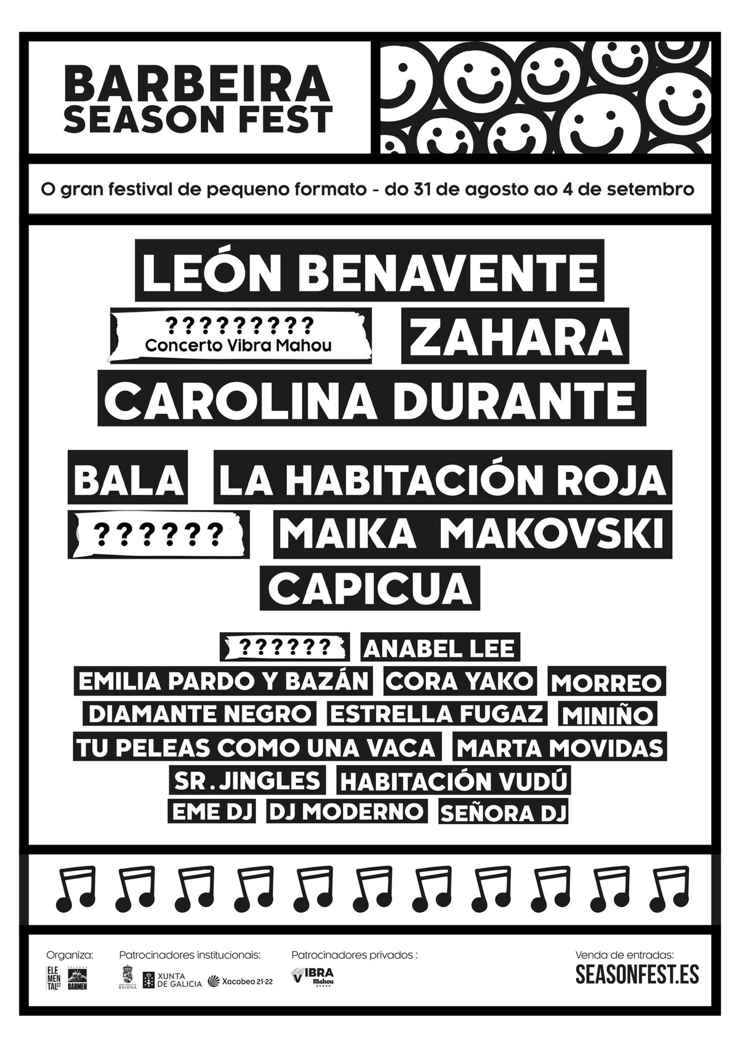 Cartel del Barbeira Season Fest 2022.
