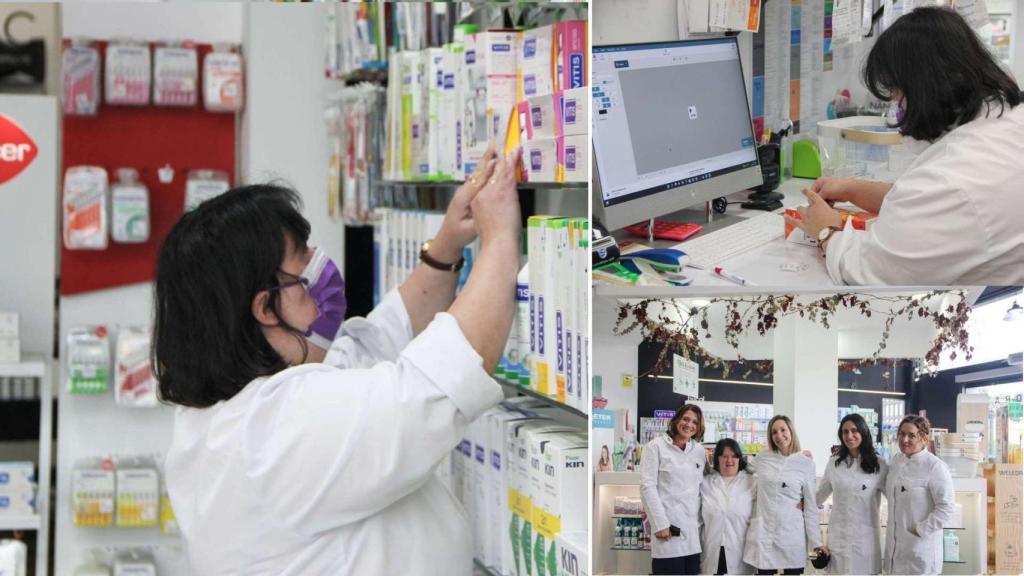 Cristina Barreiro ya forma parte del equipo de la farmacia