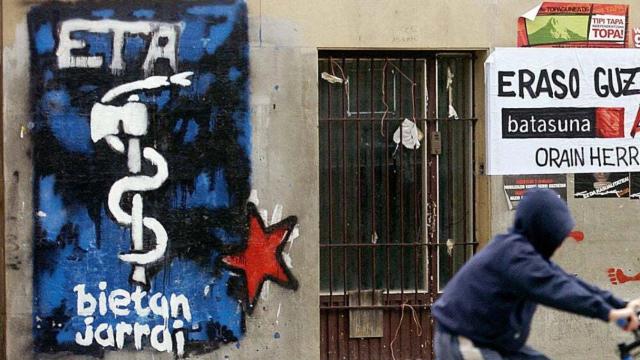 Imagen de archivo de un grafiti a favor de ETA.