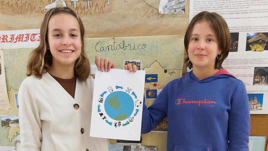 Rita y Matilde, ganadoras del concurso.