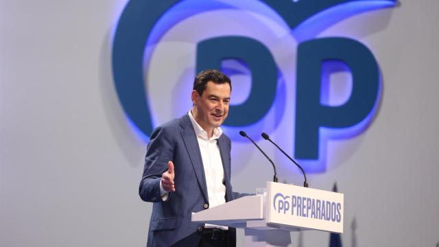 El presidente de la Junta y del PP andaluz, Juanma Moreno.