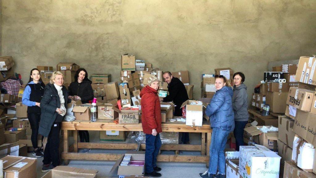 Ayuda humanitaria para Ucrania.