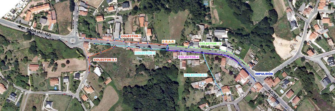 Plano Tatín y AC-162 (Concello de Bergondo).