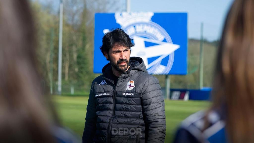 El ex-entrenador del Deportivo Abanca, Miguel Llorente.