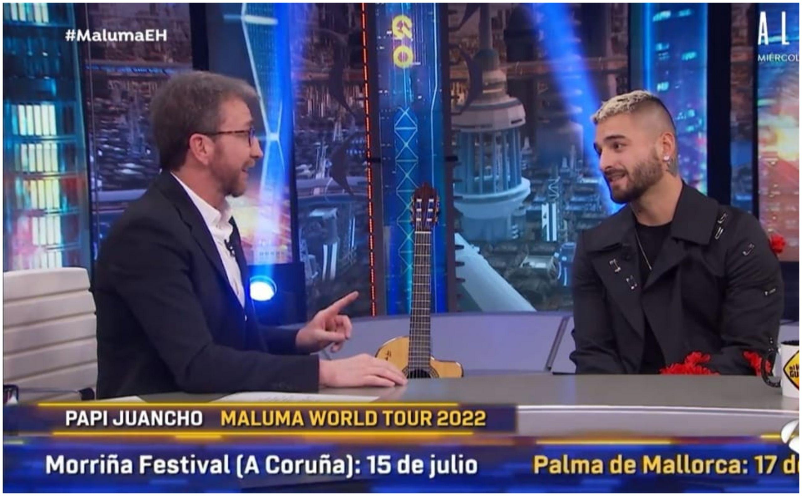 Maluma en El Hormiguero con Pablo Motos.