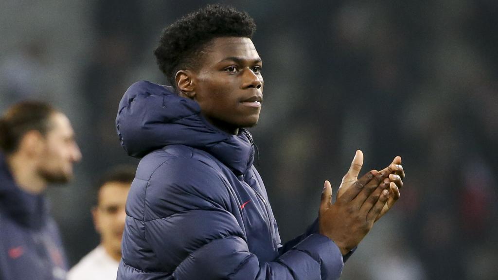 Aurelien Tchouameni tras un partido con la selección francesa